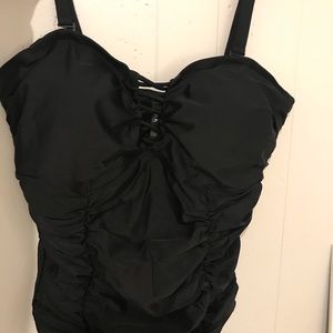 Black One-piece Swimsuit